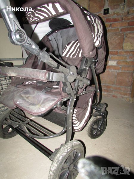 Комбинирана бебешка количка за близнаци, снимка 1