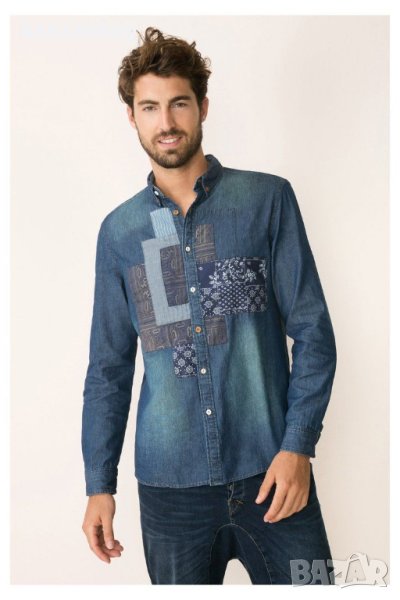 desigual - страхотна дънкова риза КАТО НОВА Л , снимка 1