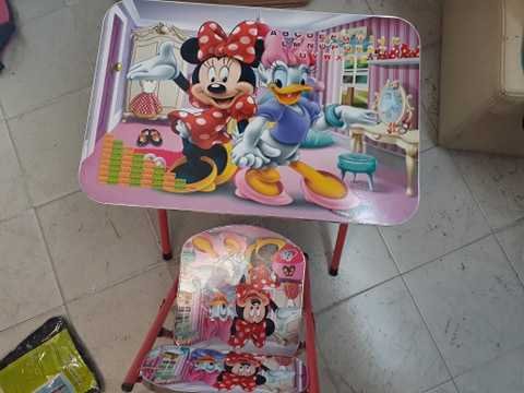 Сгъваема детска маса със столче с герои !!! в Мебели за детската стая в гр.  Варна - ID30085417 — Bazar.bg