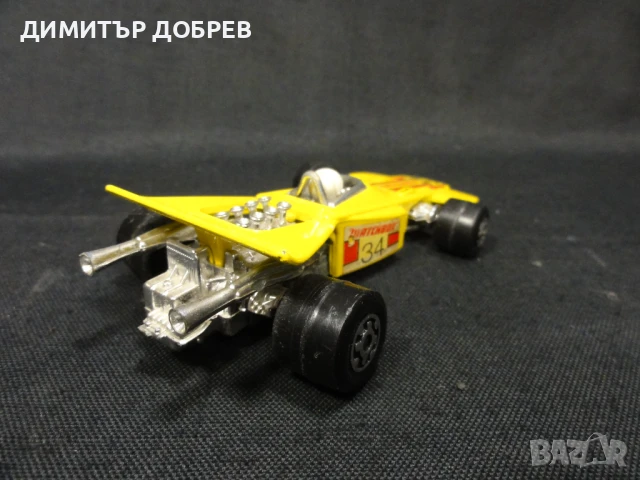 СТАРА РЕТРО МЕТАЛНА КОЛИЧКА MATCHBOX ENGLAND SPEED KINGS, снимка 4 - Колекции - 50839602