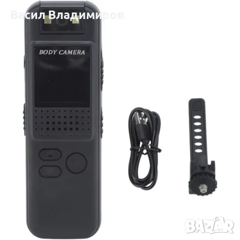 Мини Body камера 1080P с клипс – CS08, снимка 4 - IP камери - 56510542