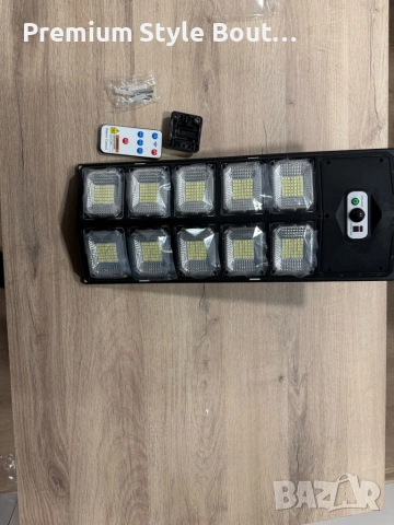 Led соларна улична лампа - сензор за движение и дистанционно управление, снимка 2 - Други стоки за дома - 53923658