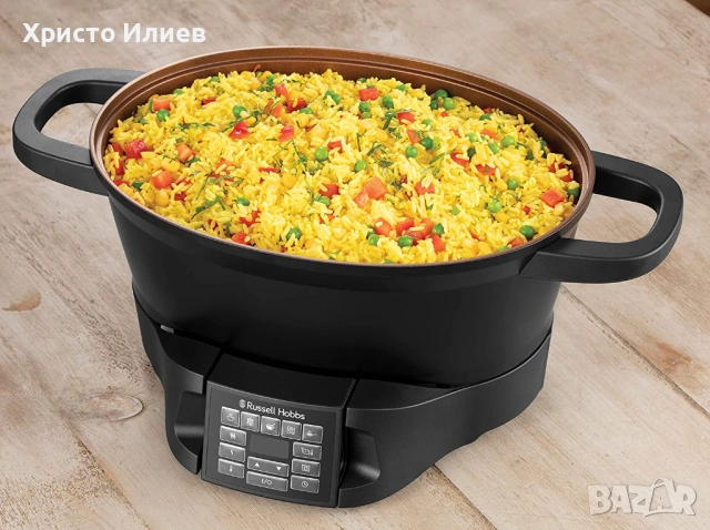 Мултикукър Russell Hobbs 6.5L 750 W 8 функции, снимка 5 - Мултикукъри - 54121392