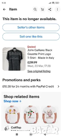 John Galliano Black gazette Мъжка тениска, L , снимка 5 - Тениски - 47546594