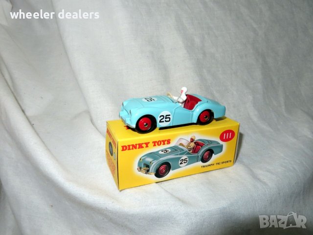 Метална количка DINKY TOYS TRIUMPH TR2 SPORTS 1/43, снимка 2 - Колекции - 39555640