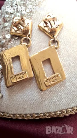 Винтидж обеци- клипси Alternances, Франция , снимка 5 - Антикварни и старинни предмети - 50337256