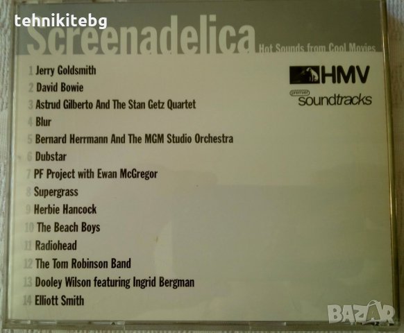 HMV Screenadelica - Hot Sounds from Cool Movies (14 филмови саундтрака), снимка 2 - CD дискове - 25613236