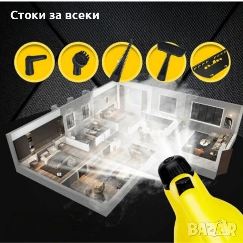 Мултифункционална ръчна парочистачка – 1000W пара за дълбоко почистване, снимка 8 - Парочистачки и Водоструйки - 53225740