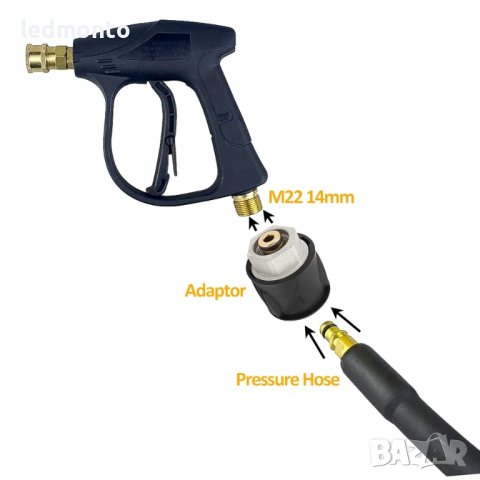 адаптер за водоструйка Karcher адаптер маркуч водоструйка Керхер маркуч адаптер , снимка 7 - Други инструменти - 42796996