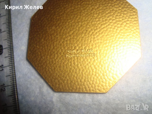 1980г. ПОЗЛАТЕН РЯДЪК КОЛЕКЦИОНЕРСКИ БРОНЗОВ НЕМСКИ МЕДАЛ ХАНАУ с ЛЕНТА и НОСАЧ 30661, снимка 7 - Антикварни и старинни предмети - 37971184