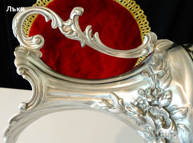 Барокова кана от калай 750 гр.,маркировка. , снимка 7 - Антикварни и старинни предмети - 42751870