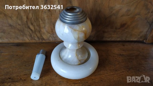Продавам мраморна стойка за запалка, снимка 3 - Декорация за дома - 39873584