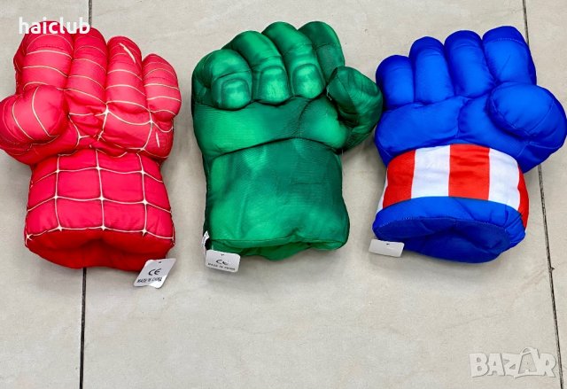 Ръкавица на Спайдърмен,Хълк,Капитан Америка Spider-Man /Hulk, снимка 2 - Плюшени играчки - 40337893