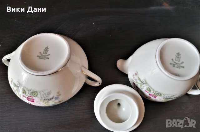 ретро порцелан позлата маркиран, снимка 5 - Колекции - 34201552