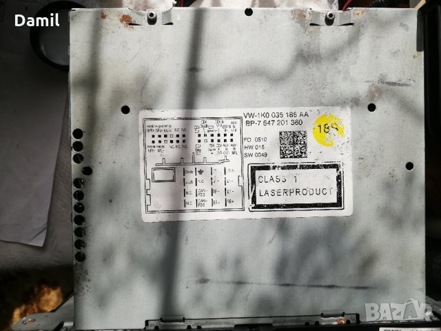 Фолксваген Golf6 Радио vw rcd 310, снимка 3 - Аудиосистеми - 32030500