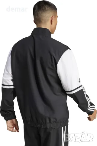Adidas Мъжки суичър Squadra25 Presentation Jacket, L, черно/бяло, снимка 3 - Спортни дрехи, екипи - 49288716