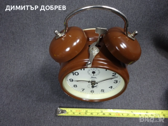 СТАР РЕТРО СОЦ МЕХАНИЧЕН ЧАСОВНИК БУДИЛНИК INSA YUGOSLAVIA, снимка 7 - Антикварни и старинни предмети - 54113486