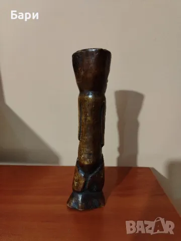 Рядка африканска статуя Bwami Lega от Заир - АФРИКА, снимка 6 - Статуетки - 48056293