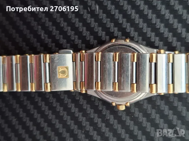 Комплект мъжки и дамски Omega Constellation Manhattan (Quartz / Стомана и Злато), снимка 13 - Мъжки - 56068524