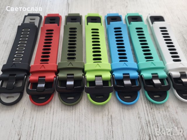Garmin Forerunner 25/220/230/235/620/630/735xt силиконови каишки, снимка 2 - Каишки за часовници - 23038112