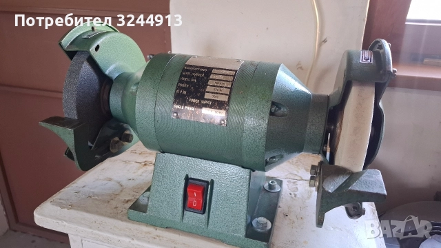 Монофазен немски шмиргел 550 W, снимка 8 - Други инструменти - 52971718