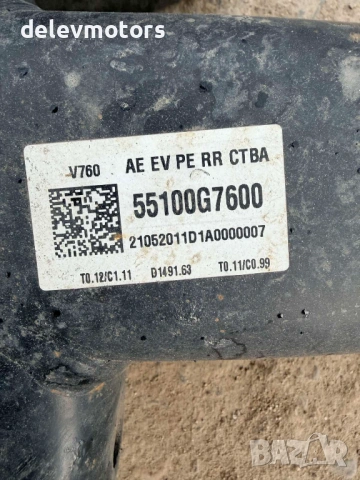 55100G7600 заден мост от Hyundai Ioniq Electric 136 кс., ел. двигател EM10, ск. кутия G7KPEU300053, , снимка 5 - Части - 53879535