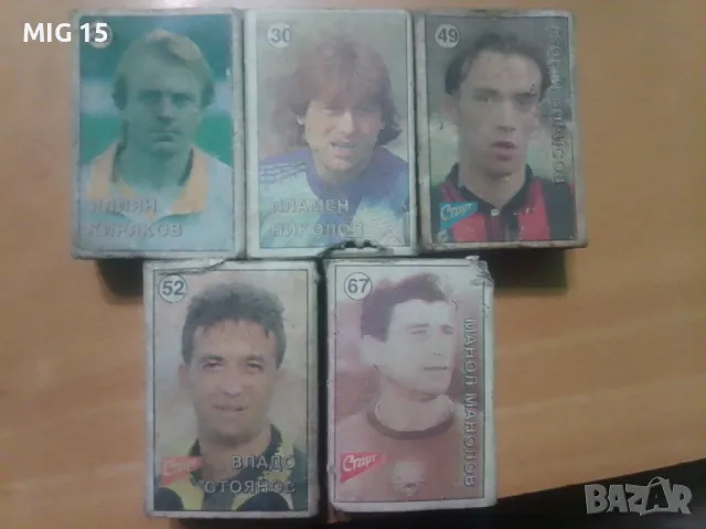 Кибрити с футболисти 5 броя., снимка 1
