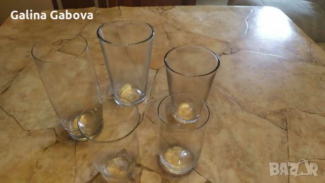 Старинни стъклени чаши, снимка 2 - Антикварни и старинни предмети - 29328401
