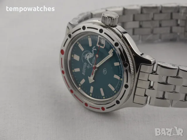 ВОСТОК АМФИБИЯ АВТОМАТИЧЕН-"SCUBA DUDE" ref: 420059, снимка 9 - Мъжки - 43232645