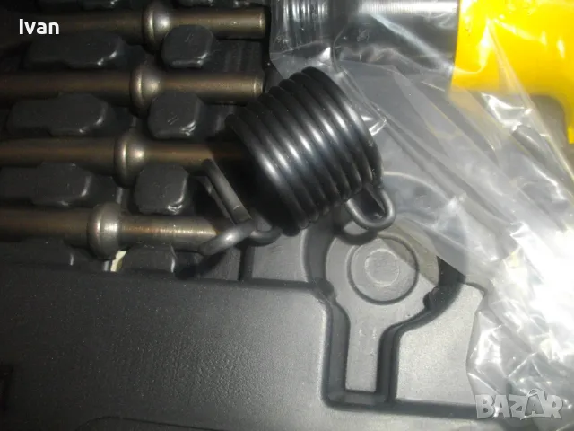 НОВ ПНЕВМАТИЧЕН СЕКАЧ КЪРТАЧ 4500 уд/мин. Пълен комплект с длета DENZEL HP4500, снимка 9 - Други инструменти - 47874278