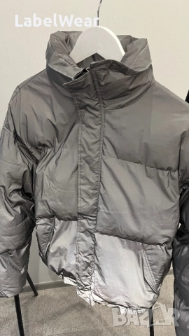 Essential X Fear of god Силвър рефлектив яке тип Бомбер, снимка 3 - Якета - 51485004