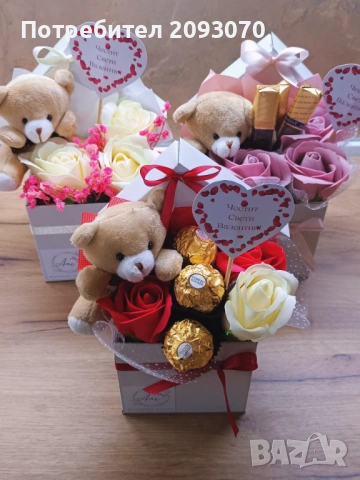 Кутия със сапунени рози, снимка 4 - Подаръци за жени - 53209377