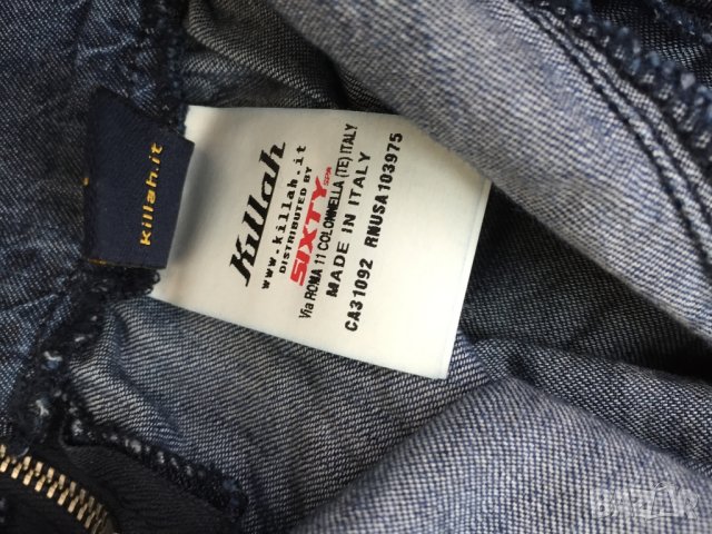Дамски дънков къс гащеризон KILLAH by MISS SIXTY оригинал, size28  НОВ!!!, снимка 8 - Поли - 17754165