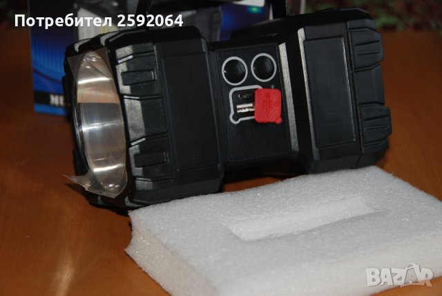 LED водоустойчив акумулаторен прожектор с двойна глава, снимка 4 - Друга електроника - 40065054
