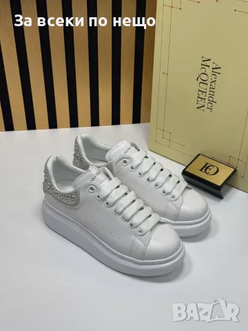 Alexander McQueen Дамски Маратонки С Кристали👟Дамски Спортни Обувки С Камъни Код SEM-305, снимка 5 - Маратонки - 55783124