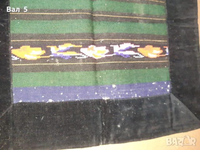 Автентична тъкана вълнена престилка , носия, снимка 5 - Антикварни и старинни предмети - 53875493
