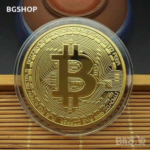 Биткойн монета / Bitcoin ( BTC ) - Gold, снимка 3 - Нумизматика и бонистика - 31223253