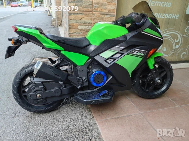 Децки мотор Kawasaki Ninja 12V, снимка 7 - Детски велосипеди, триколки и коли - 48746405