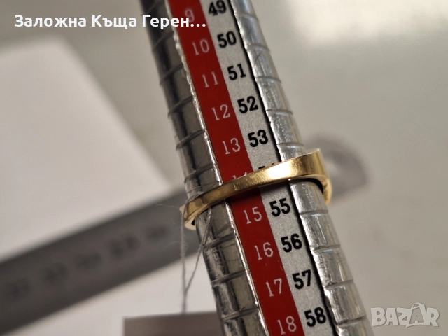 Дамски златен пръстен 2,36гр., снимка 3 - Пръстени - 52874988