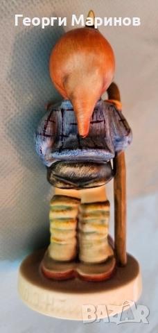 Goebel Hummel порцеланова фигура Little Hiker, 16 2/0, 1973 г., снимка 3 - Колекции - 51543001