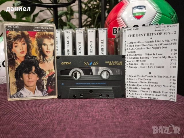 аудио касети TDK SA60 - TYPE II - хромна лента с хубаво диско от 80-те + ПОДАРЪК, снимка 11 - Аудио касети - 52855928
