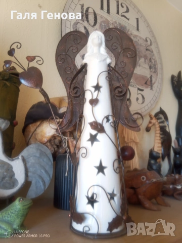 Статуетка ангел, снимка 3 - Статуетки - 53072613