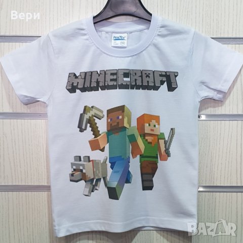 Нова детска тениска с дигитален печат MINECRAFT (Майнкрафт), снимка 6 - Детски тениски и потници - 29124060