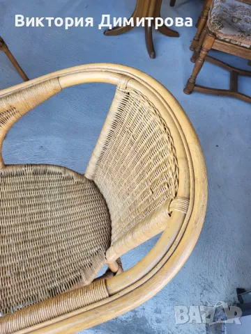Комплект ратан, снимка 7 - Градински мебели, декорация  - 48008957