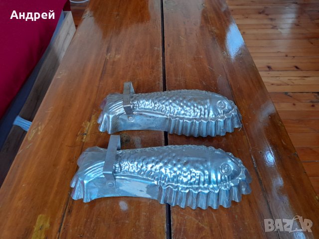 Стара кухненска форма,форми за сладки риба, снимка 4 - Други ценни предмети - 34406604