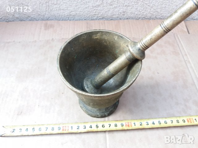 масивно възрожденско бронзово хаванче , снимка 6 - Антикварни и старинни предмети - 34984961