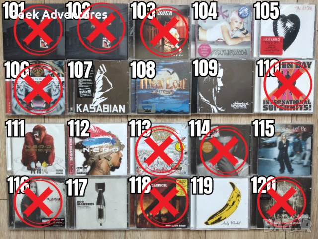Rock/Punk Metal Music Albums CDs Оригинални Рок Пънк Музикални Дискове, снимка 7 - CD дискове - 46680866