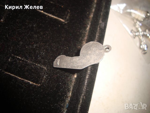 КАТОЛИЧЕСКА КРАСИВА ИКОНКА СРЕБРИСТА МЕТАЛНА 20820, снимка 7 - Колиета, медальони, синджири - 32175833