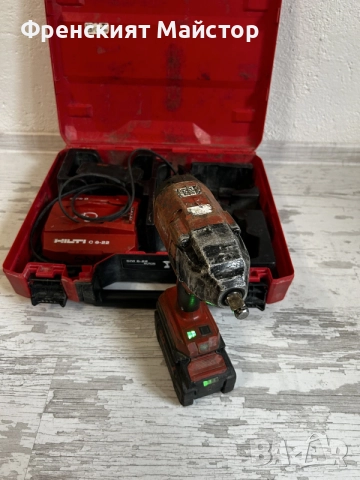 Hilti  Хилти Винтоверт Импакт Гайковерт Nuron батерия и зарядно батерии, снимка 11 - Други инструменти - 55807840