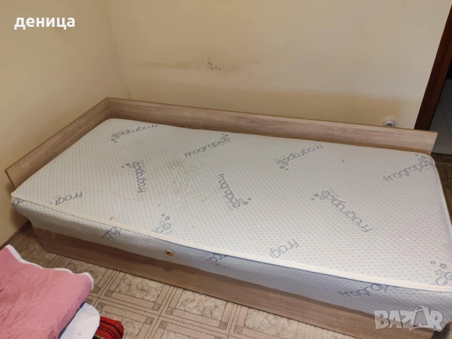 Единични легло 80/190 см, снимка 2 - Спални и легла - 53338284